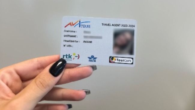 Carte d'agent de voyage